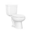 Promo 🛒 PROFLO® Jerritt Series 1.6 gpf Round Two Piece Toilet in White with 10 in. Rough-In 🤩