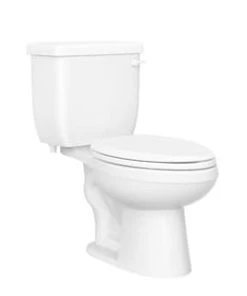 Promo 🛒 PROFLO® Jerritt Series 1.6 gpf Round Two Piece Toilet in White with 10 in. Rough-In 🤩