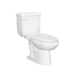 Cheap 😉 PROFLO® Jerritt Series 1.28 gpf Elongated Two Piece Toilet in White with 12 in. Rough-In 🧨