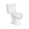 Outlet ✔️ PROFLO® Jerritt Series 1.28 gpf Elongated Two Piece Toilet in White with 12 in. Rough-In 🎁