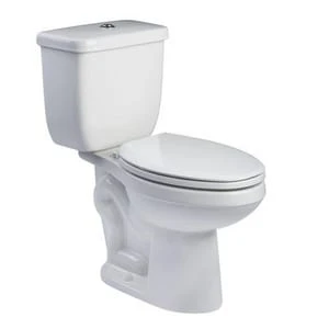 Buy 🤩 PROFLO® Jerritt Series 1.6 gpf Elongated Two Piece Toilet in White with 12 in. Rough-In ⌛