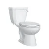 Cheapest 🔔 PROFLO® Calhoun 1.28 gpf Round Front Two Piece Toilet with Right-Hand Tank in White 🧨