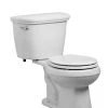 Wholesale ✨ PROFLO® Gilpin 1.0 gpf Round Front Two Piece Toilet in White with 12 in. Rough-In 🎁