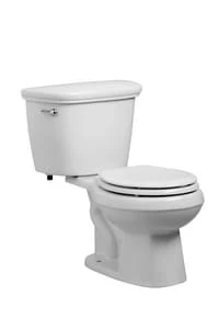 Wholesale ✨ PROFLO® Gilpin 1.0 gpf Round Front Two Piece Toilet in White with 12 in. Rough-In 🎁