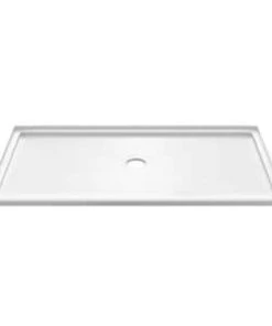 Promo 🌟 PROFLO® Hammond 64 x 36 in. Rectangle Shower Base in White ✔️