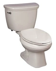 Best reviews of 🎁 PROFLO® Edgehill 1.28 gpf Elongated Two Piece Toilet in White with Left-Hand Trip Lever 💯