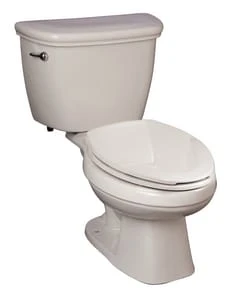 Best reviews of 🎁 PROFLO® Edgehill 1.28 gpf Elongated Two Piece Toilet in White with Left-Hand Trip Lever 💯