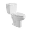 Promo 🎁 PROFLO® Jerritt Series 1.6 gpf Elongated Two Piece Toilet in White with 12 in. Rough-In ⌛