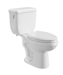 Promo 🎁 PROFLO® Jerritt Series 1.6 gpf Elongated Two Piece Toilet in White with 12 in. Rough-In ⌛