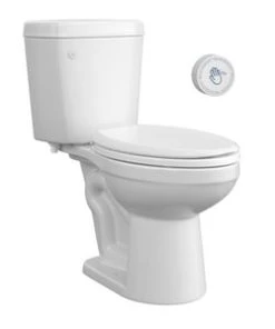 Buy ⌛ PROFLO® Kaden Touchless Series 1.28 gpf Elongated Two Piece Toilet in White 🎉