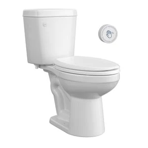 Buy ⌛ PROFLO® Kaden Touchless Series 1.28 gpf Elongated Two Piece Toilet in White 🎉
