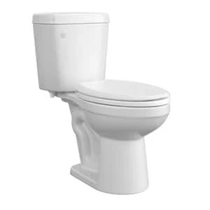 Buy ⌛ PROFLO® Kaden Touchless Series 1.28 gpf Elongated Two Piece Toilet in White 🎉 - Image 3