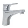 Promo 🔥 PROFLO® Cabarton Single Handle Monoblock Bathroom Sink Faucet Lever in Polished Chrome ✔️