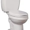 Deals ❤️ PROFLO® Edgehill 1.28 gpf Elongated Two Piece Toilet in White with Left-Hand Trip Lever 🔥