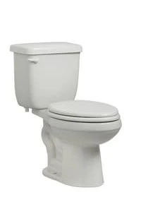 Wholesale ✨ PROFLO® Jerritt Series 1.6 gpf Round Front Two Piece Toilet in White with 12 in. Rough-In 👏