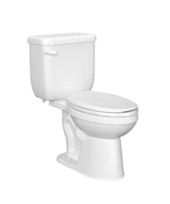 Best Pirce ✨ PROFLO® Jerritt Series 1.28 gpf Round Front Two Piece Toilet in White with 12 in. Rough-In ❤️