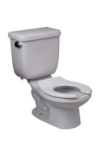 Best deal 👍 PROFLO® Jerritt Series 1.6 gpf Elongated Two Piece Toilet in White with 12 in. Rough-In 🔥