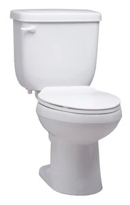 Best Pirce 😍 PROFLO® Jerritt Series 1.28 gpf Elongated Two Piece Toilet in White with 12 in. Rough-In 🔥