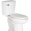 Promo 🌟 PROFLO® Jerritt Series 1.28 gpf Round Front Two Piece Toilet in White with 12 in. Rough-In 🌟