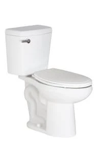 Promo 🌟 PROFLO® Jerritt Series 1.28 gpf Round Front Two Piece Toilet in White with 12 in. Rough-In 🌟