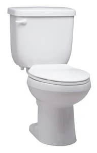 Best Pirce 👍 PROFLO® Jerritt Series 1.28 gpf Elongated Two Piece Toilet in White with 14 in. Rough-In 👍