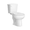 Best Sale 🤩 PROFLO® Greenlee 0.8 gpf Round Front Two Piece Toilet in White with 12 in. Rough-In ⌛