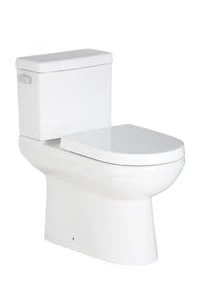 Brand new ⌛ PROFLO® Pyne 1.28 gpf Round Front Two Piece Toilet in White with 12 in. Rough-In 👍