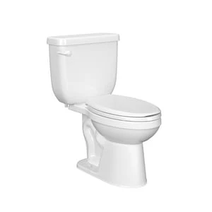 Best reviews of ⭐ PROFLO® Jerritt Series 1.6 gpf Round Front Two Piece Toilet in White with 12 in. Rough-In 💯