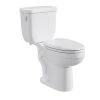 Cheap 🌟 PROFLO® Jerritt Series 1.6 gpf Elongated Two Piece Toilet in White with 12 in. Rough-In 🎁