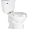 Buy 🎁 PROFLO® Calhoun 1.28 gpf Elongated Two Piece Toilet in White with Left-Hand Trip Lever 🛒