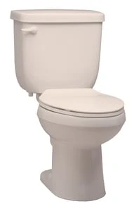 New 🎁 PROFLO® Jerritt Series 1.28 gpf Elongated Two Piece Toilet in Biscuit with 12 in. Rough-In 💯