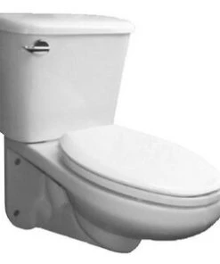 Best reviews of 🎉 PROFLO® Jerritt Series 1.6 gpf Elongated Two Piece Toilet in White with 12 in. Rough-In ⭐