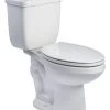 Best Pirce 🎉 PROFLO® Jerritt Series 1.6 gpf Elongated Two Piece Toilet in White with 12 in. Rough-In ❤️
