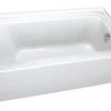 Discount ✔️ PROFLO® Plus A Series 59-3/4 x 32 in. Soaker Alcove Bathtub with Left Drain in White 🤩