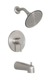 Best Pirce 🔥 PROFLO® Orrs Single Handle Tub & Shower Faucet Trim Includes Single Function Showerhead and Slip-fit Spout with Diverter in Brushed Nickel ⭐