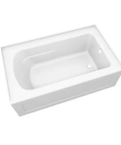 Best Sale 😍 PROFLO® Hillsboro 60 x 36 in. Soaker Alcove Bathtub with Right Drain in White 🔥