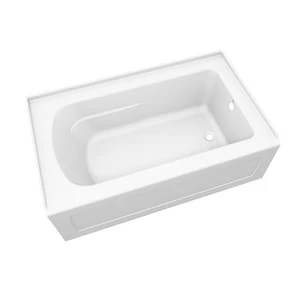 Best Sale 😍 PROFLO® Hillsboro 60 x 36 in. Soaker Alcove Bathtub with Right Drain in White 🔥
