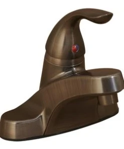 Discount 🥰 PROFLO® Single Handle Centerset Bathroom Sink Faucet in Oil Rubbed Bronze with 50/50 Pop-Up 🤩