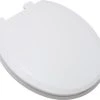 Outlet ✔️ PROFLO® Crisson Round Slow Close Toilet Seats with Easy Clean White 🔔
