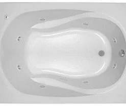 Wholesale 🥰 PROFLO® Lansford 60 x 42 in. Whirlpool Drop-In Bathtub with End Drain in White 🥰