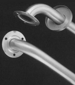 New 👍 PROFLO® 35 in. Grab Bar in Satin Steel ✨