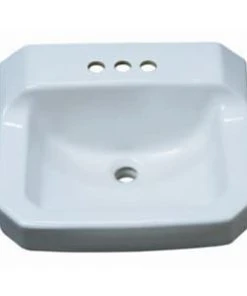 Coupon ✔️ PROFLO® 19-5/8 x 17-3/8 in. Wall Mount Bathroom Sink with 4 in. Centerset Faucet Holes in White 😀