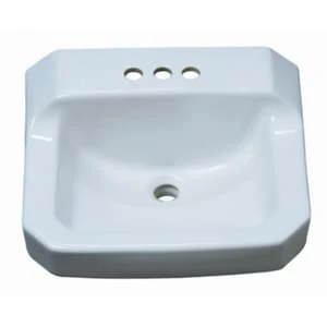 Coupon ✔️ PROFLO® 19-5/8 x 17-3/8 in. Wall Mount Bathroom Sink with 4 in. Centerset Faucet Holes in White 😀