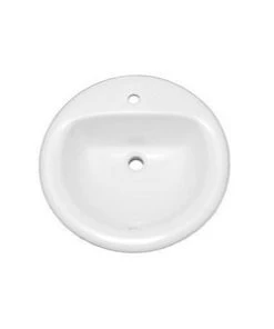 Best reviews of ⭐ PROFLO® Rockaway 19 in. Circular Vitreous China Drop-in Bathroom Sink, Single Hole in White ✨