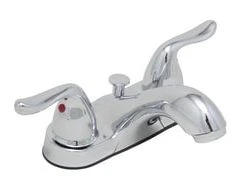 Outlet 🎁 PROFLO® Two Handle Centerset Bathroom Sink Faucet in Chrome 😉