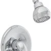 New 😀 PROFLO® Single Lever Handle Single Function Pressure Balancing Shower Trim in Polished Chrome 💯