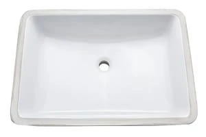 Best reviews of 🎁 PROFLO® Norris 22-13/16 x 16-1/8 in. Rectangular Vitreous China Undermount Bathroom Sink in White ✨