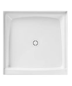 New 🔔 PROFLO® Morenci 36 x 36 in. Square Shower Base in White ⭐