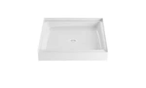 New 🔔 PROFLO® Morenci 36 x 36 in. Square Shower Base in White ⭐ - Image 3