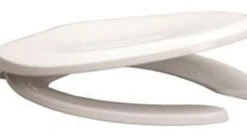 Budget 👍 PROFLO® Elongated Open Front Commercial Toilet Seat with Cover in White ✔️